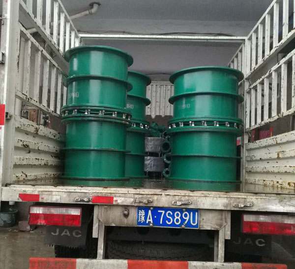 防水套管发货现场